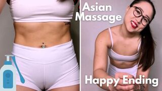 ASMR - Asian Masseuse Gives You Oily Happy Ending - Kimmy Kalani